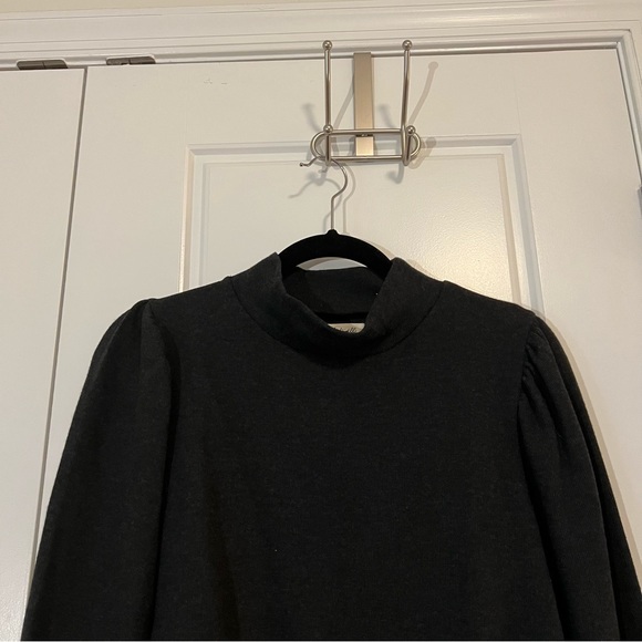Madewell puff sleeve mockneck top - Picture 7 of 12
